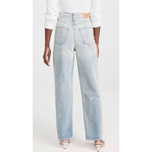 Edwin Kayla light wash jeans wide leg size 25 - Picture 2 of 12